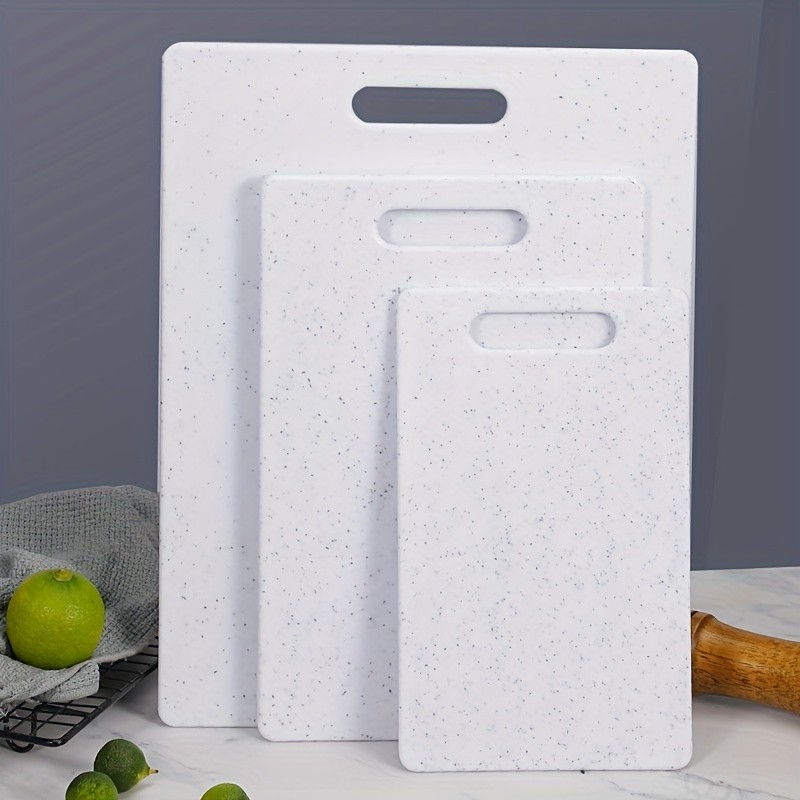 WIEZ 3pcs Home Cutting Board Set – Marble Pattern Chopping Boards for Everyday Kitchen Use