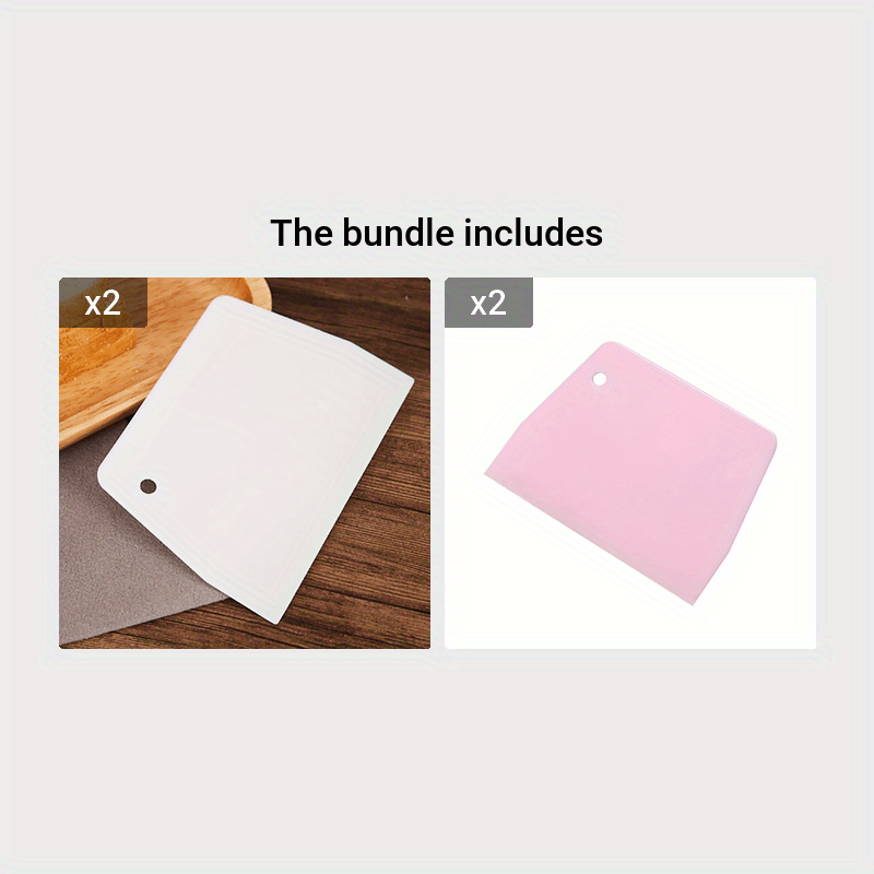 WIEZ Plastic Dough Scraper & Pastry Chopper – Essential Cutter for Smooth, Easy Dough Handling