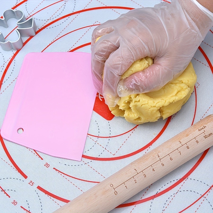 WIEZ Plastic Dough Scraper & Pastry Chopper – Essential Cutter for Smooth, Easy Dough Handling