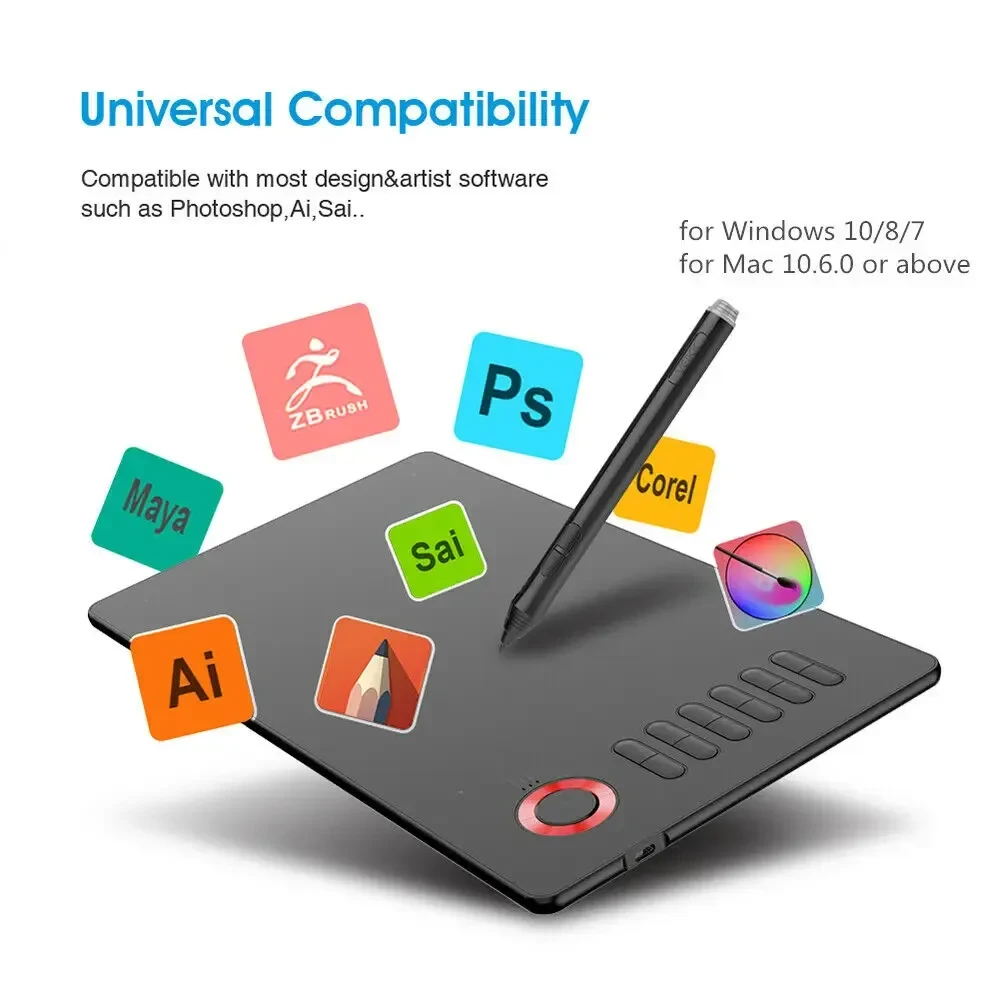 VEIKK A15 Electronic Digital Graphic Drawing Tablet