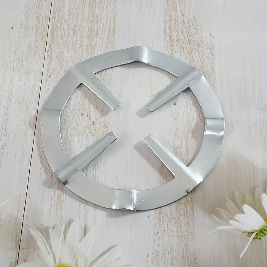 WIEZ Iron & Stainless Steel Gas Stove Reducer – Stable Wok Stand and Burner Plate for Secure Cooking Control