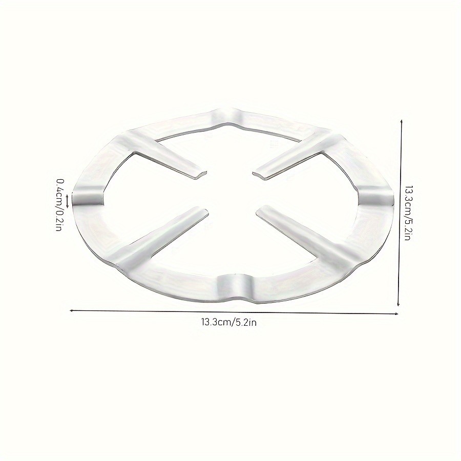 WIEZ Stainless Steel Coffee Pot Holder – Stable Gas Stove Stand for Mocha and Espresso Brewing