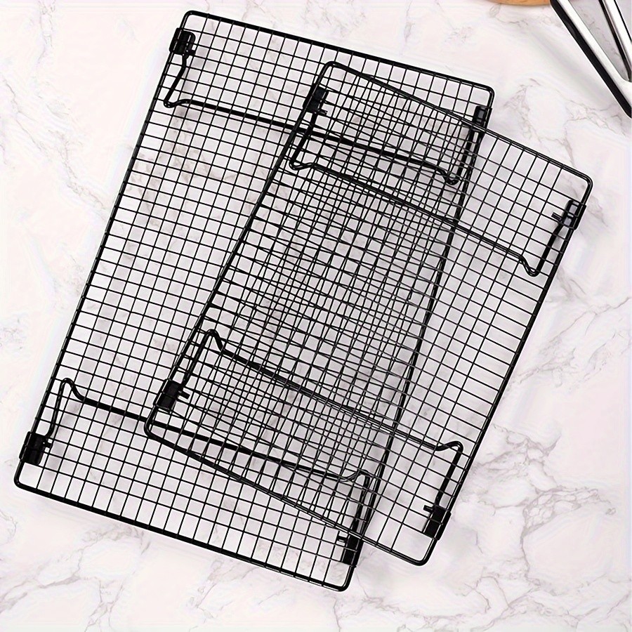 WIEZ Heavy-Duty Stainless Steel Stackable Cooling & Baking Rack – Space-Saving Oven-Safe Design for Cookies, Cakes & Pastries