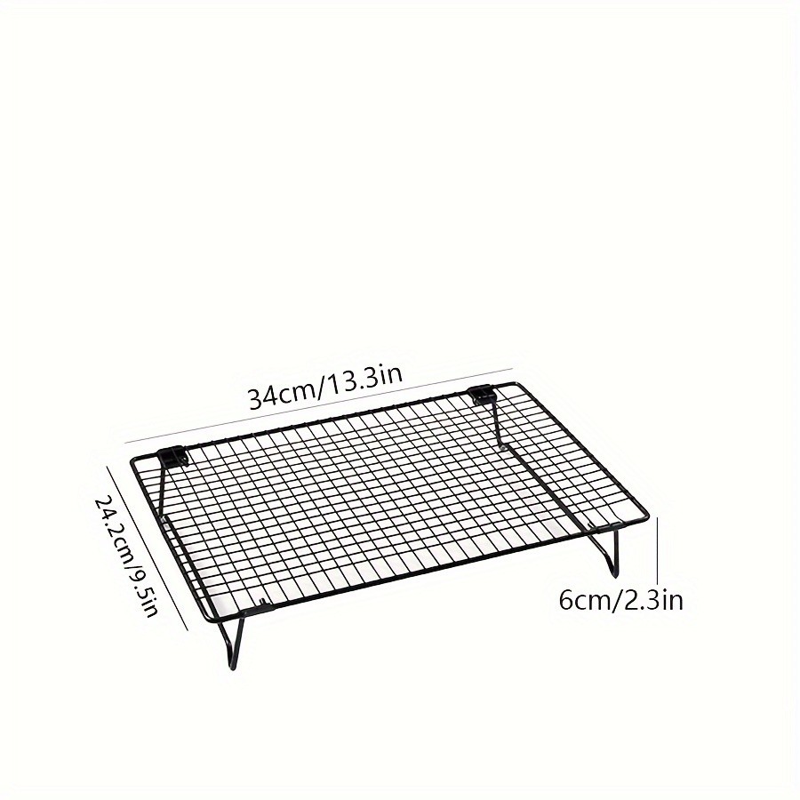 WIEZ Heavy-Duty Stainless Steel Stackable Cooling & Baking Rack – Space-Saving Oven-Safe Design for Cookies, Cakes & Pastries