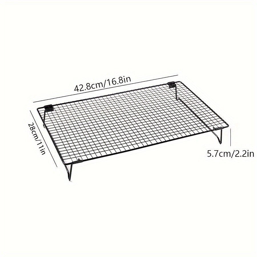 WIEZ Heavy-Duty Stainless Steel Stackable Cooling & Baking Rack – Space-Saving Oven-Safe Design for Cookies, Cakes & Pastries
