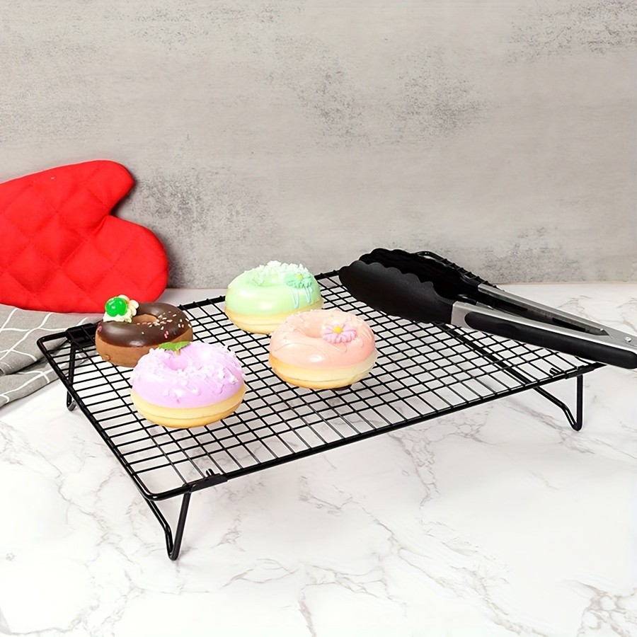 WIEZ Heavy-Duty Stainless Steel Stackable Cooling & Baking Rack – Space-Saving Oven-Safe Design for Cookies, Cakes & Pastries