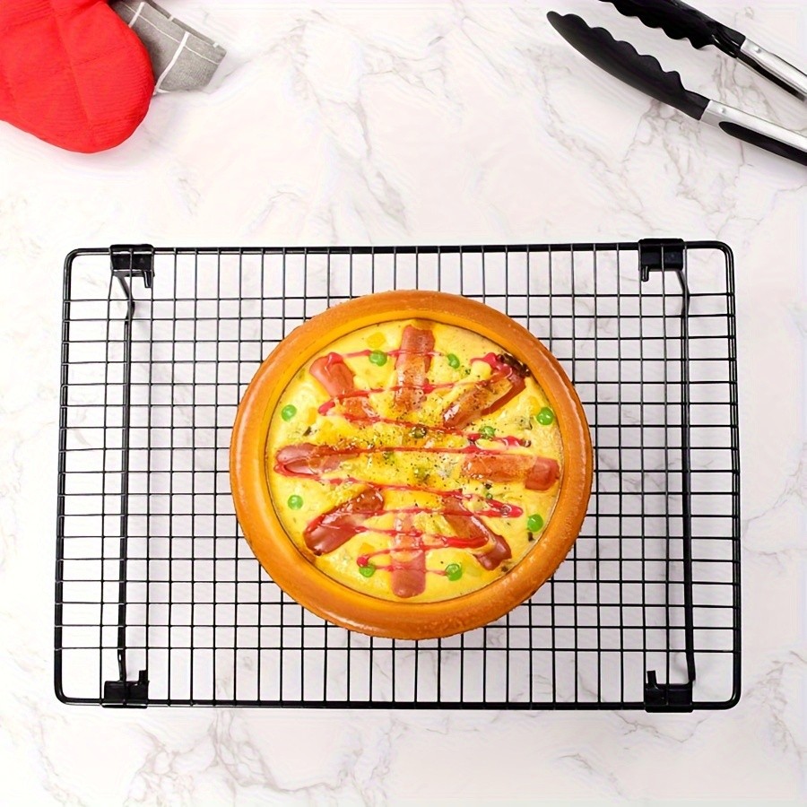 WIEZ Heavy-Duty Stainless Steel Stackable Cooling & Baking Rack – Space-Saving Oven-Safe Design for Cookies, Cakes & Pastries