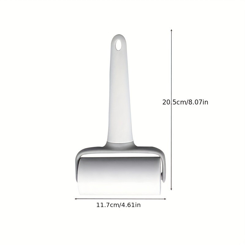 WIEZ Plastic T-Shaped Rolling Pin – Easy-Grip Dough Roller for Pizza, Pies, Biscuits & Dumplings