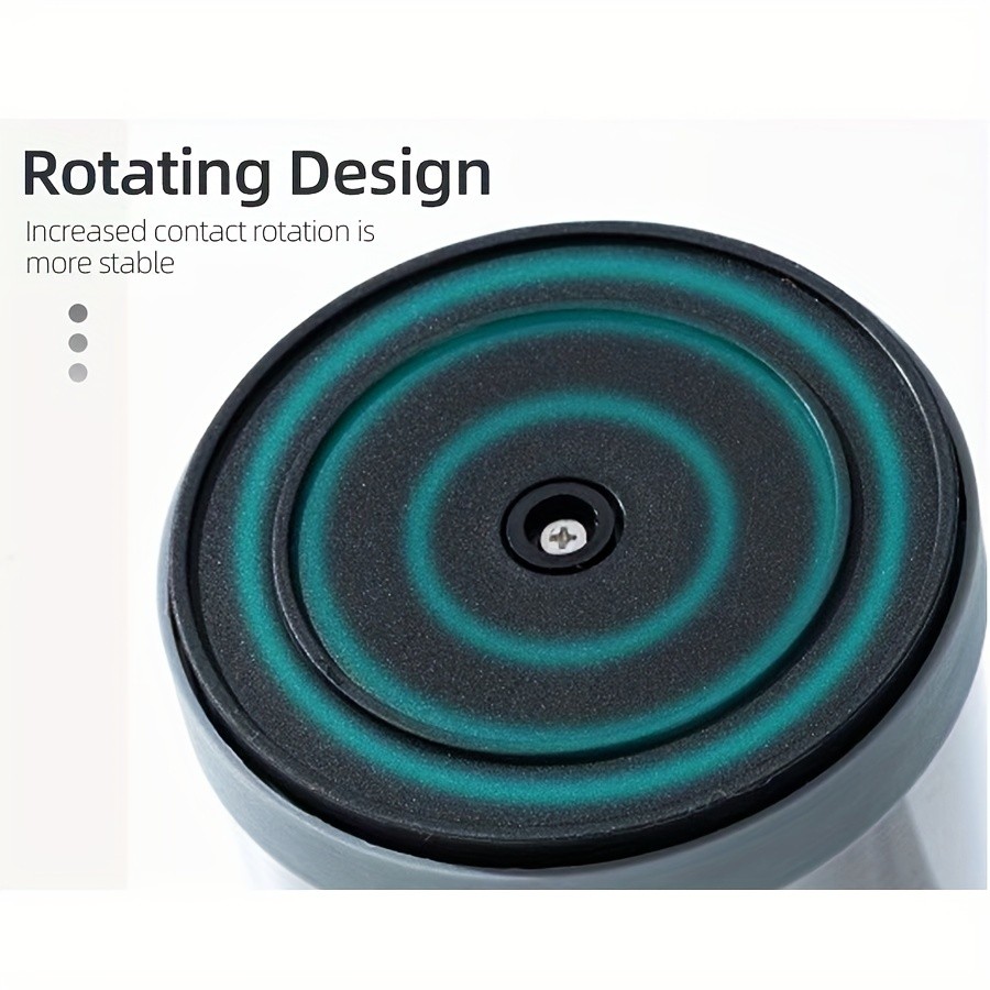 WIEZ Rotating Stainless Steel Utensil Holder – 360° Cutlery & Tool Organiser with Drainage and Dividers