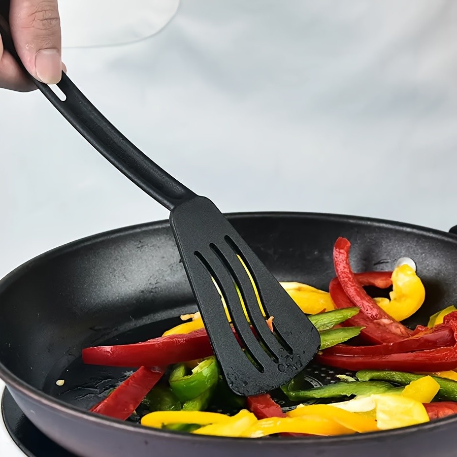 WIEZ 3-Piece Nylon Kitchen Utensil Set – Non-Stick Friendly Spoons, Spatula & Fork for Home, Travel & Camping