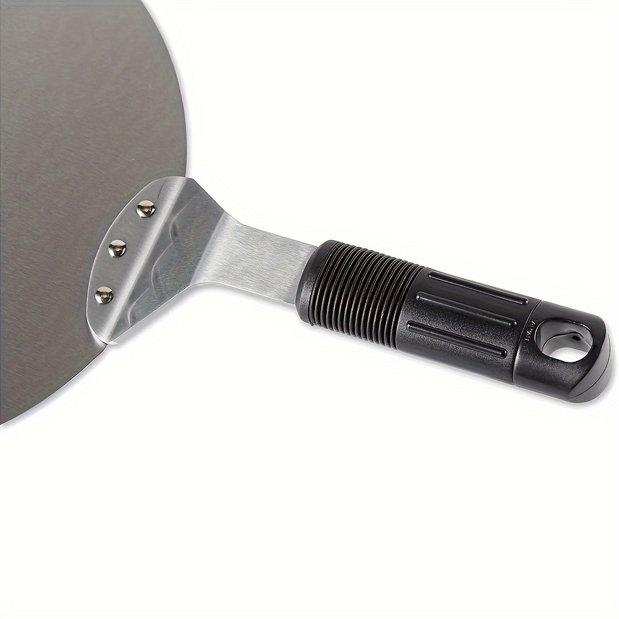 WIEZ Stainless Steel Pizza Spatula – 30.5cm Non-Stick Cake Lifter with Anti-Scald Handle for Professional Baking