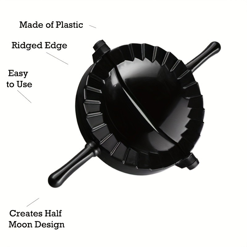 WIEZ Plastic Dumpling & Tortilla Press – Durable Round Mold for Easy Dough Shaping & Holiday Baking