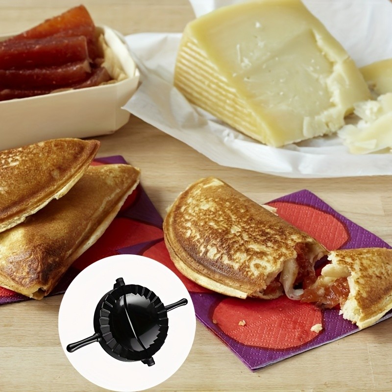 WIEZ Plastic Dumpling & Tortilla Press – Durable Round Mold for Easy Dough Shaping & Holiday Baking