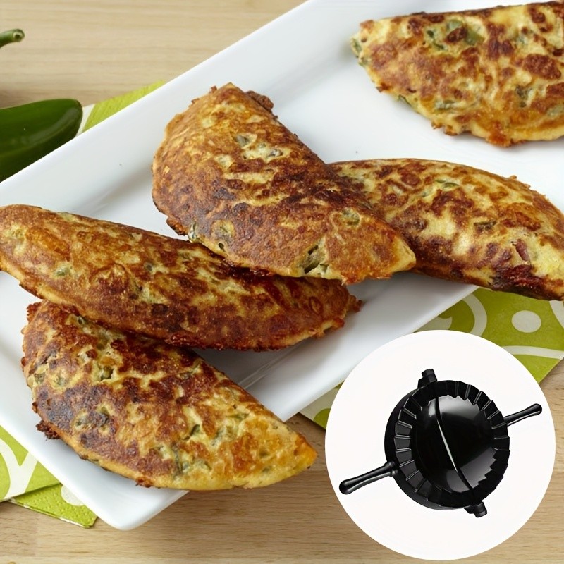 WIEZ Plastic Dumpling & Tortilla Press – Durable Round Mold for Easy Dough Shaping & Holiday Baking