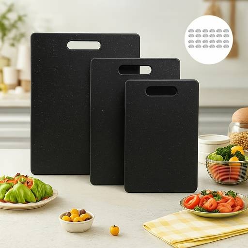 Multi-Piece Anti-Slip Kitchen Cutting Board Set – Everyday Prep Made Easy