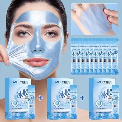 MERCILEN Dreamy Blue Ceramide Ice Soft Film – Deep Moisturizing Facial Treatment
