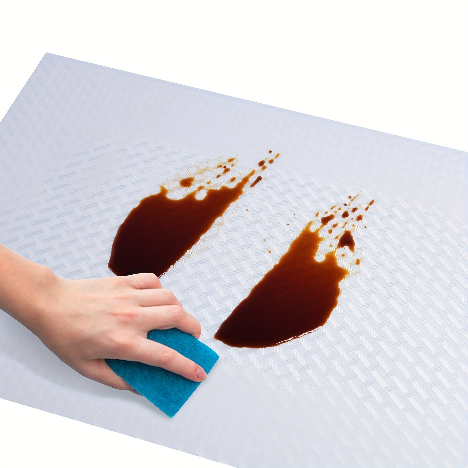 WIEZ Thickened EVA Non-Slip Liner Roll – Washable Oil-Resistant Shelf & Drawer Mat for Kitchen Storage