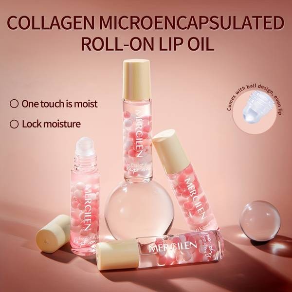 MERCILEN Deep Moisturizing Lip Essential Oil (10g) – Soft, Hydrated, Natural-Looking Lips