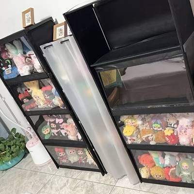 NLDD Non-Woven Multi-Layer Shelf Display Rack – Dustproof, Space-Saving Home Organizer