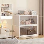 NLDD Non-Woven Multi-Layer Shelf Display Rack – Dustproof, Space-Saving Home Organizer