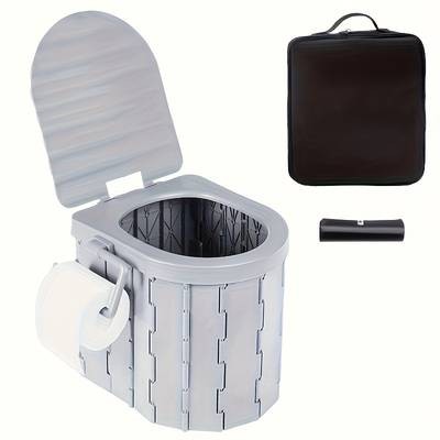 NLDD Portable Camping Toilet with Deodorant – Lightweight, Foldable & Travel-Ready