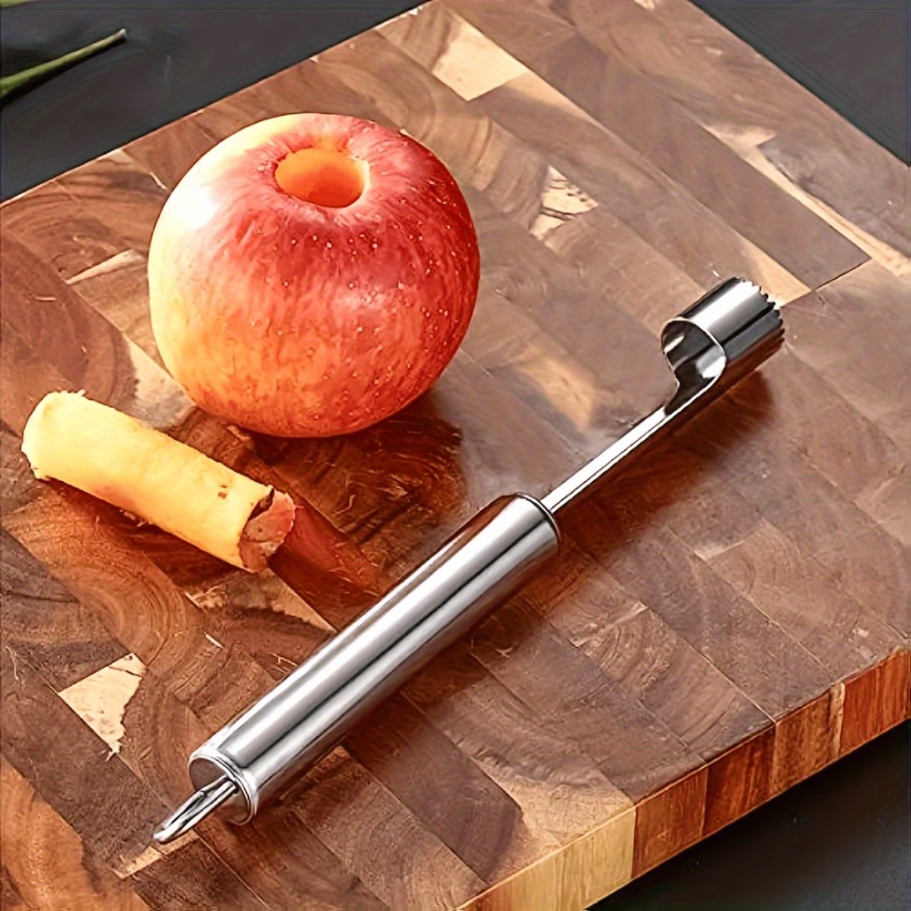 WIEZ 6-Piece Stainless Steel Fruit & Vegetable Corer Set – Durable Multi-Tool Kit for Apples, Pears & Peppers