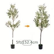 NLDD Faux Olive Tree (121.92–182.88cm) – Realistic Artificial Plant for Home & Office