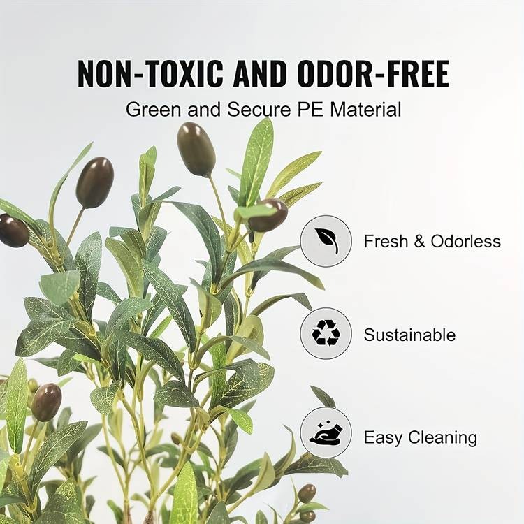 NLDD Faux Olive Tree (121.92–182.88cm) – Realistic Artificial Plant for Home & Office