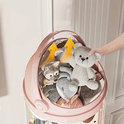 NLDD High Zipper Storage Organizer – Heavy-Duty Transparent Display Box