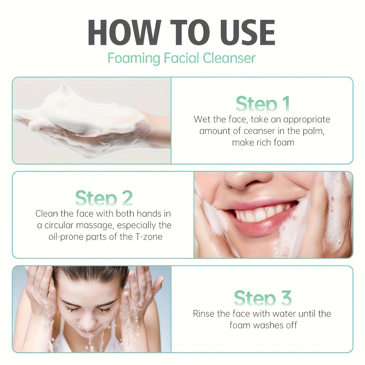 Hllozzi Green Facial Cleanser – 200ml Lemon-Scented Hydrating Face Wash