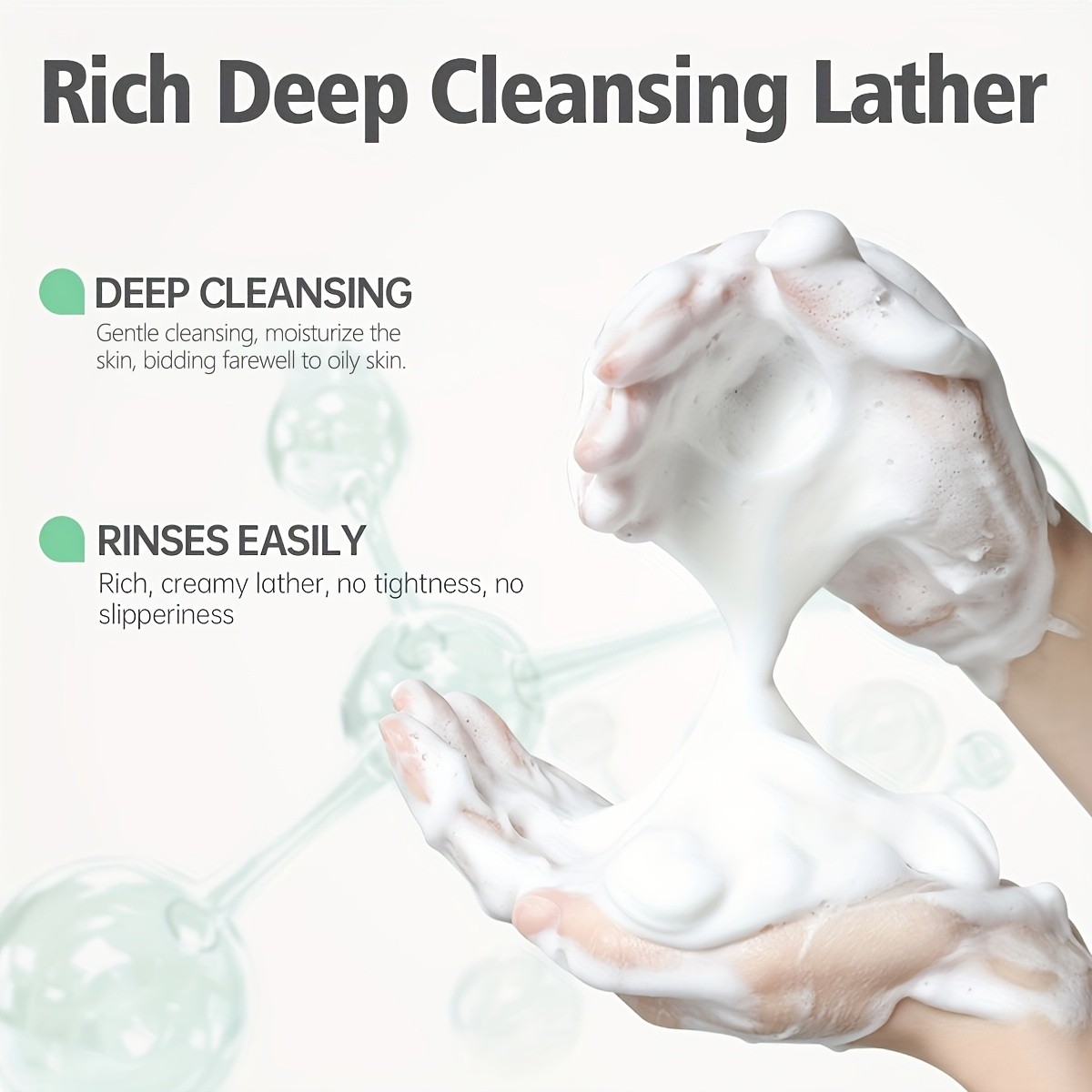 Hllozzi Green Facial Cleanser – 200ml Lemon-Scented Hydrating Face Wash