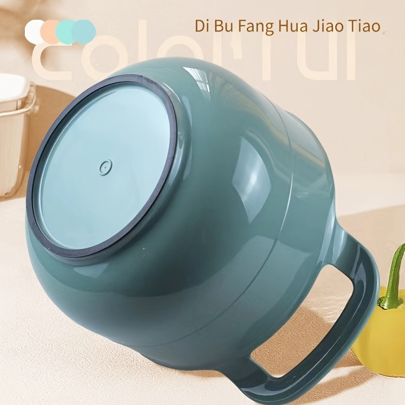 WIEZ 4-Piece Plastic Mixing Bowl Set – Non-Slip Multipurpose Prep Bowls for Salads, BBQ, Fruits & Veggies