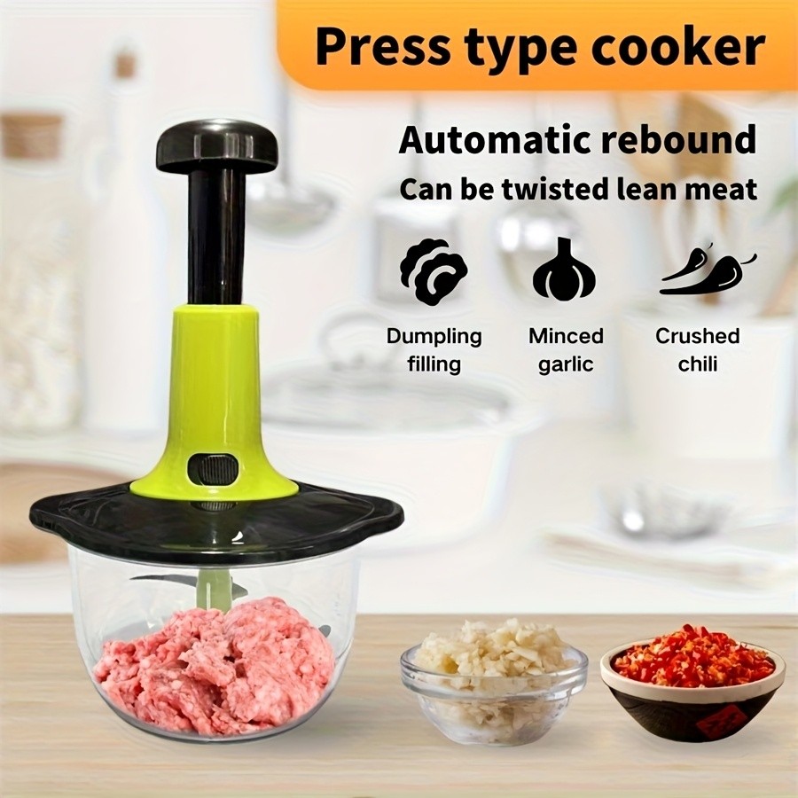 WIEZ Manual Meat & Vegetable Grinder – Heavy-Duty Non-Electric Portable Grinder for Home, Camping & Small Kitchens