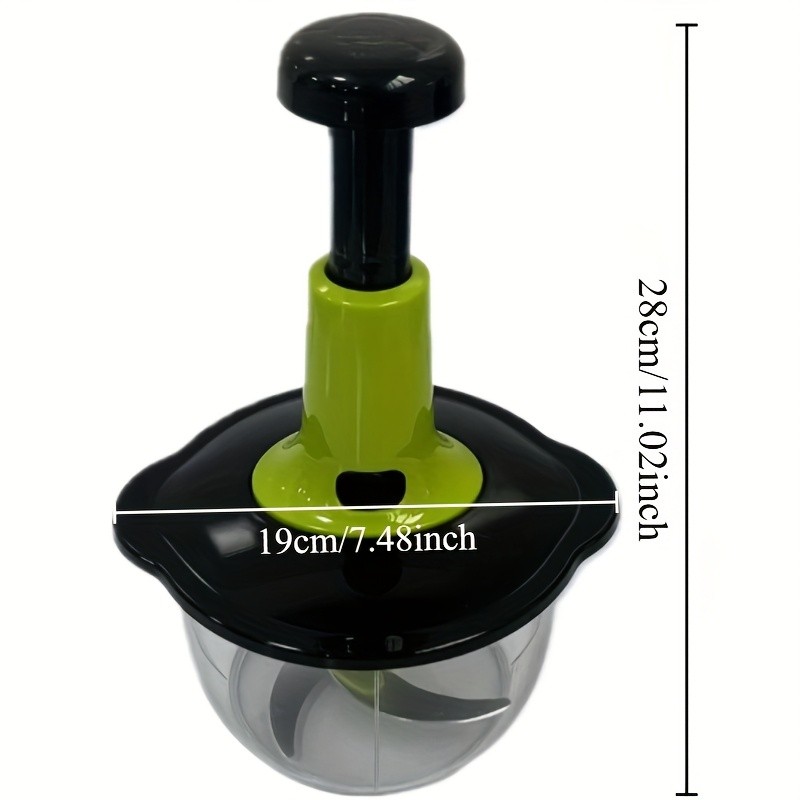 WIEZ Manual Meat & Vegetable Grinder – Heavy-Duty Non-Electric Portable Grinder for Home, Camping & Small Kitchens