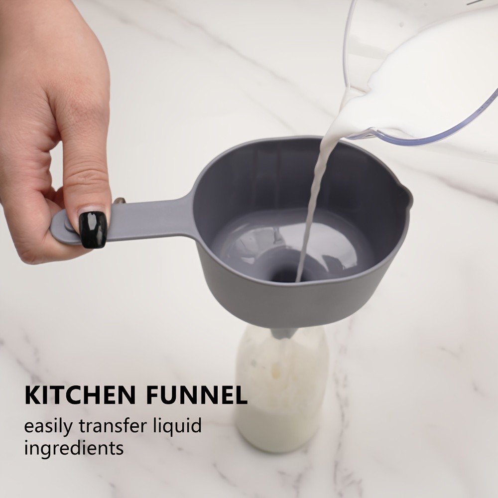 WIEZ 9-Piece Color-Coded Measurement Set – Stackable Cups, Spoons, Funnel & Scraper for Precise Baking & Cooking