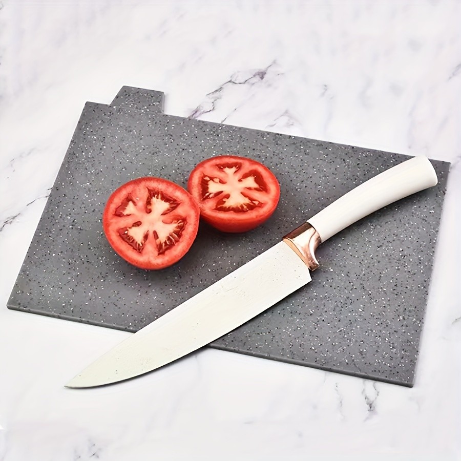 WIEZ 4-Piece Plastic Cutting Board Set – Classified Chopping Boards with ABS Base for Fruit, Meat & Everyday Food Prep