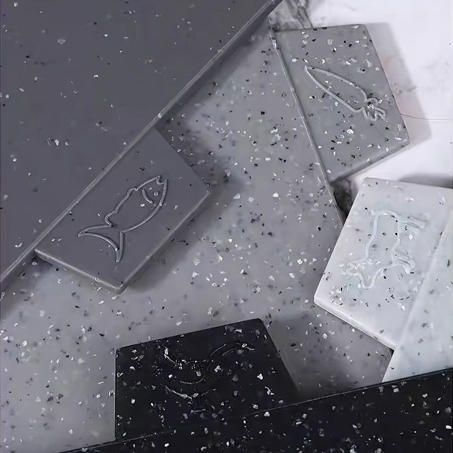 WIEZ 4-Piece Plastic Cutting Board Set – Classified Chopping Boards with ABS Base for Fruit, Meat & Everyday Food Prep