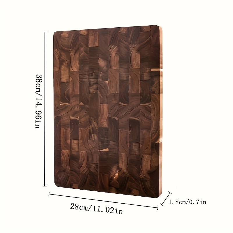 WIEZ Large Acacia Wood Cutting Board – Premium Double-Sided Butcher Board for Meat, Vegetables & Fruit Prep