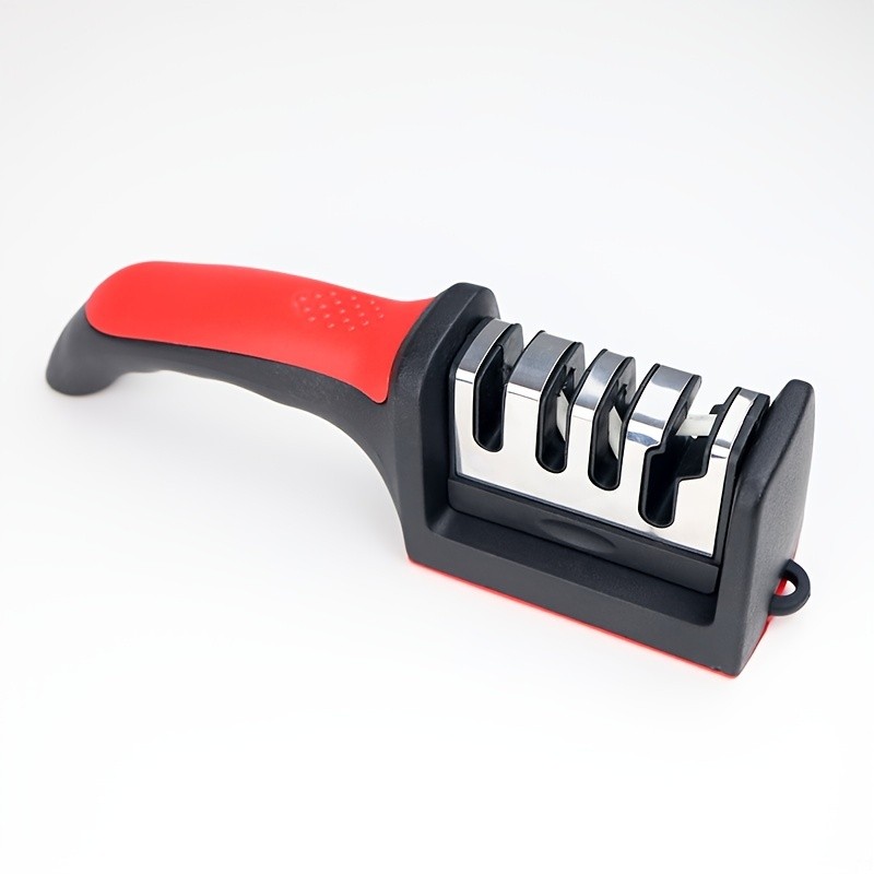 LDQ 4-Stage Professional Knife Sharpener – Tungsten, Diamond & Ceramic System for Fast, Long-Lasting Precision
