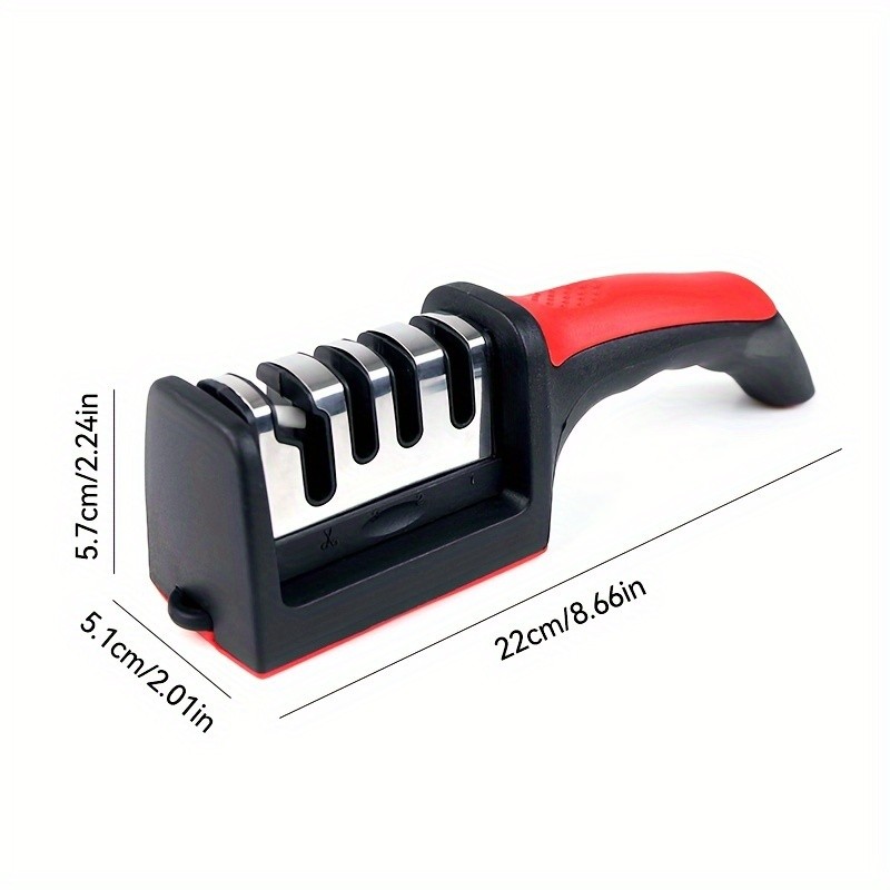LDQ 4-Stage Professional Knife Sharpener – Tungsten, Diamond & Ceramic System for Fast, Long-Lasting Precision