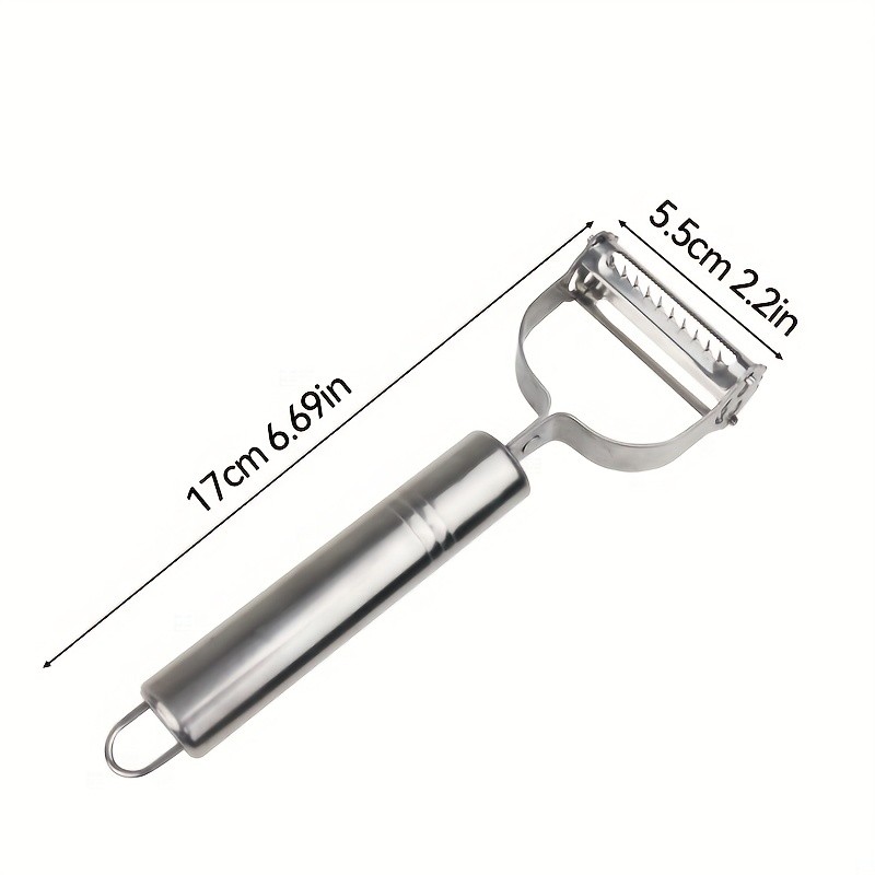 LDQ Stainless Steel Fruit & Potato Grater – Versatile Manual Grating Tool for Home & Restaurant Kitchens