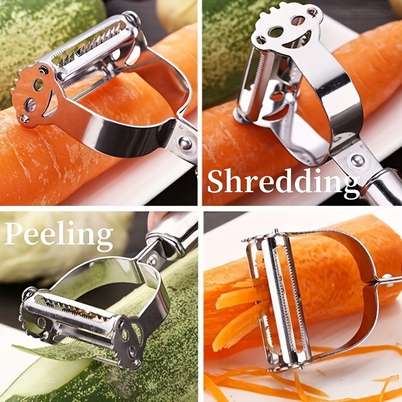 LDQ Stainless Steel Fruit & Potato Grater – Versatile Manual Grating Tool for Home & Restaurant Kitchens