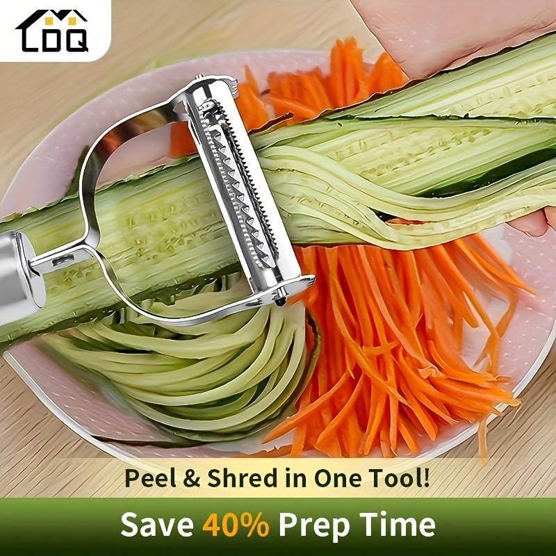LDQ Stainless Steel Fruit & Potato Grater – Versatile Manual Grating Tool for Home & Restaurant Kitchens