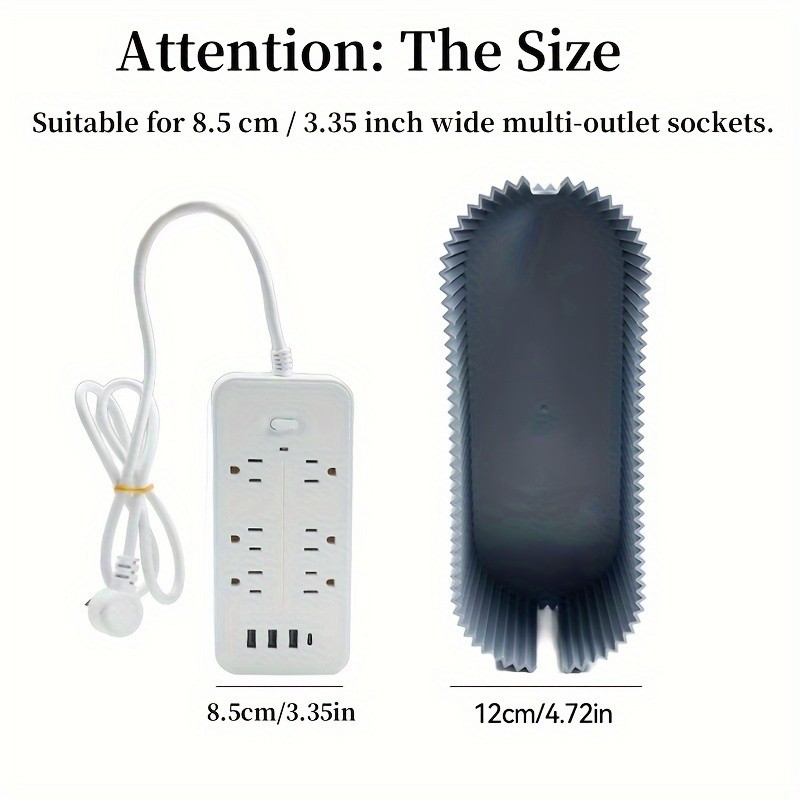 LDQ Cable Storage Box with Lid – High-Capacity Cord Organizer for Space-Saving Home & Office Desktop Management