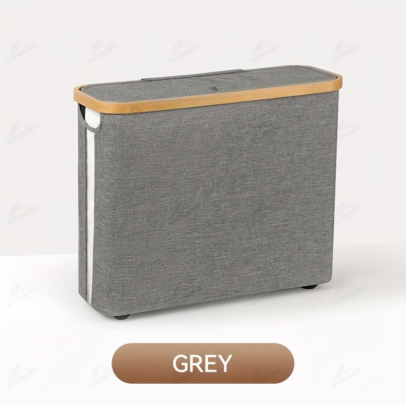 LDQ Toilet Paper Holder with Storage Basket – No-Drill Multi-Roll Organizer for Home & Office Bathrooms