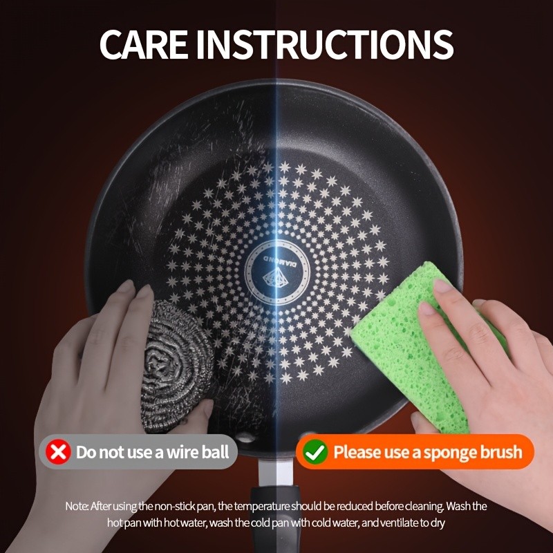 LDQ Cast Iron Nonstick Skillet – Lightweight Smokeless Fry Pan for Steak, Pancakes & Everyday Breakfast Cooking