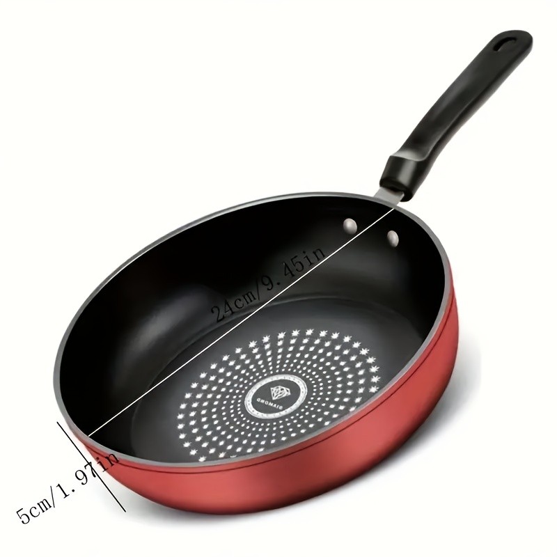 LDQ Cast Iron Nonstick Skillet – Lightweight Smokeless Fry Pan for Steak, Pancakes & Everyday Breakfast Cooking