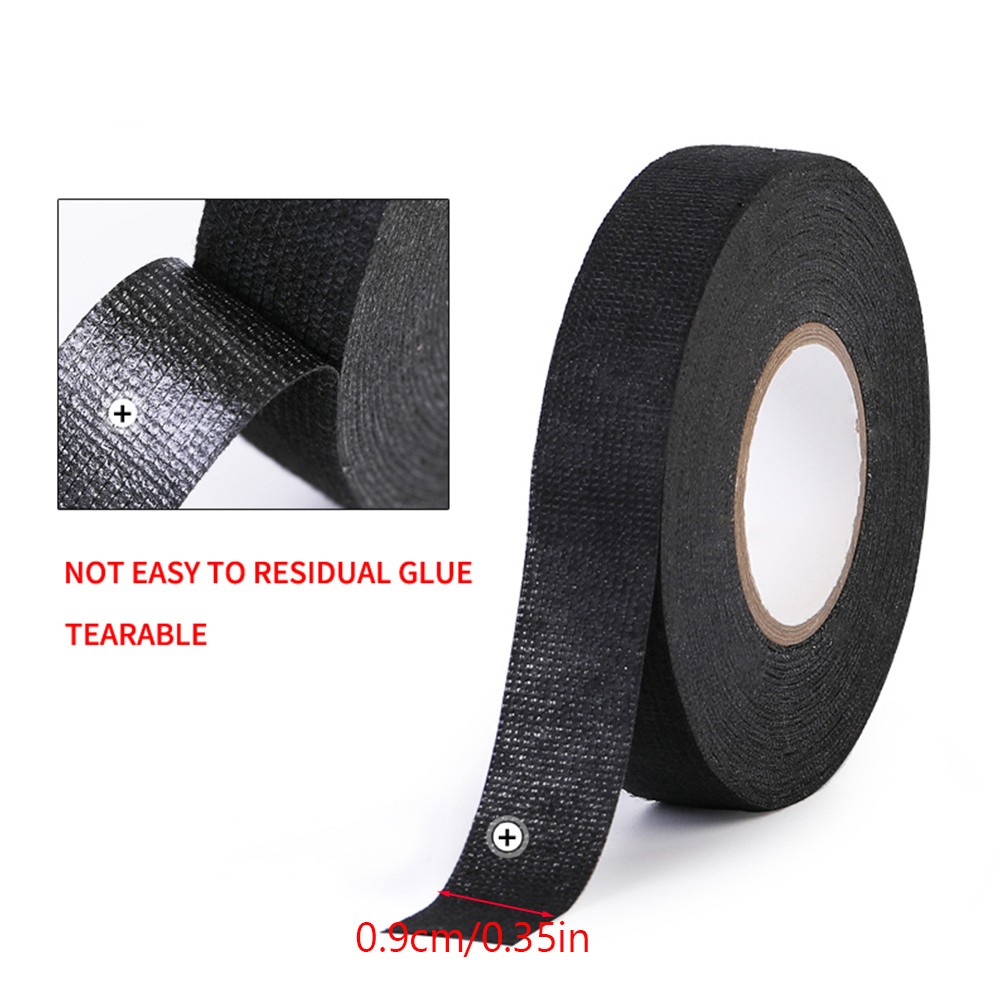LDQ Heat-Resistant Electrical Tape – Durable Adhesive Cloth for Cable Management, Wiring Harnesses & Loom Organization