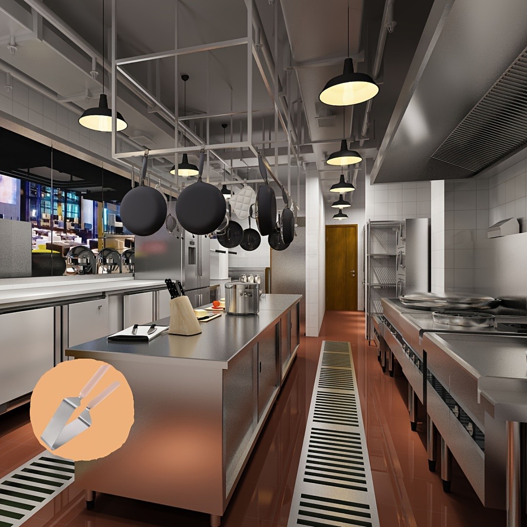 LDQ Stainless Steel Cake Slicer & Server – Triangular Transfer Tool with Ergonomic Handle for Parties, Weddings & Daily Baking