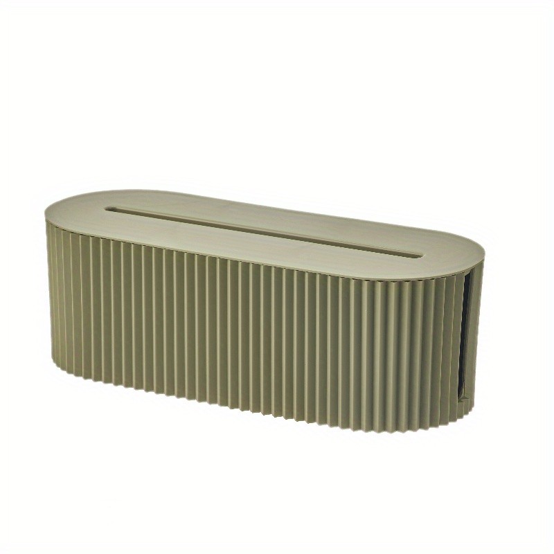 LDQ Cord Organizer Box with Lid – Scratch-Resistant Cable Management System for Desks, TV Units & Home Offices